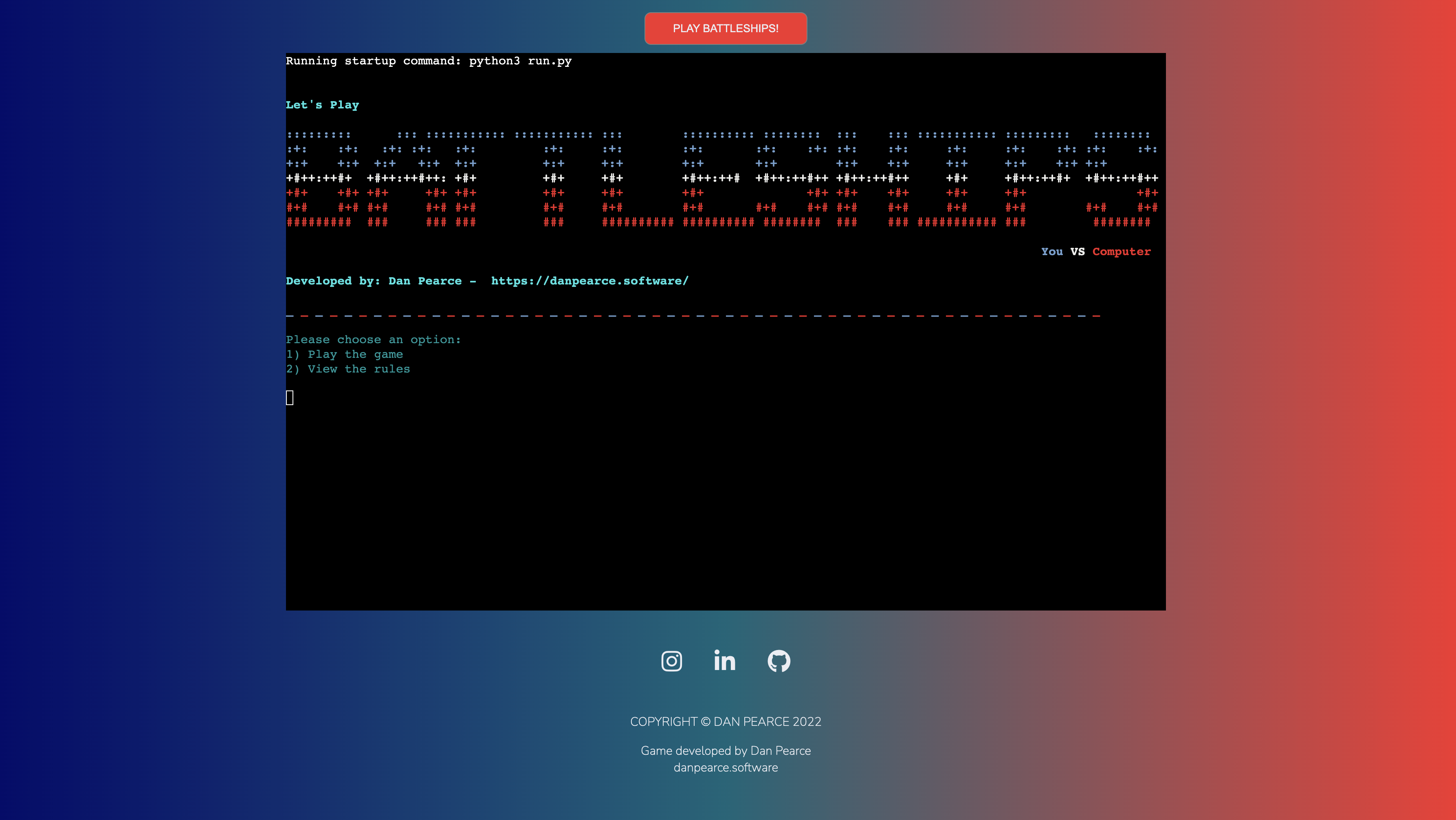 Battleships screenshot